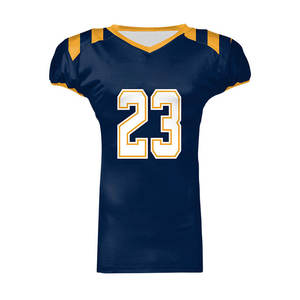 Nuevo diseño de camiseta de fútbol americano de alta calidad, diseños personalizados, impresión sublimada, camisetas de fútbol americano transpirables - Product Image 1