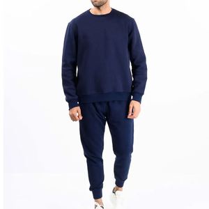 Survêtement unisexe à col ras du cou personnalisé Survêtements de sport 100% coton avec logo imprimé Option grande taille pour hommes et femmes pour l'hiver - Product Image 1