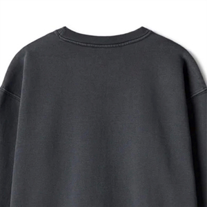 เสื้อสเวตเตอร์คอกลมขนแกะนุ่มพิเศษสำหรับผู้ชายและผู้หญิงชุดลำลองฤดูใบไม้ร่วงสำหรับกลางแจ้งสบายเป็นชั้นๆย้อมเรียบ - Product Image 5
