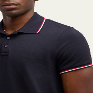 Polo de Algodón Piqué para Hombre, Suéter de Punto, Antibolitas, Corte Ajustado, Alta Calidad, Camiseta Lisa de Verano, Estilo Moderno e Informal - Product Image 6