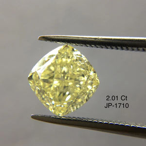 เบาะ VS2สีเหลืองอ่อนสำหรับแฟนซีตัดเพชรเพชรที่ผ่านการรับรองจาก Gia เพชรแฟนซีระดับพรีเมี่ยมสำหรับการใช้เครื่องประดับ - Product Image 1