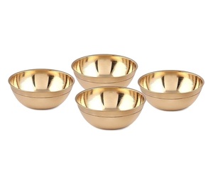 High Quality <b>Large</b> Size Round Shape Metal <b>Bowl</b> Kitchenware Decorative Serving <b>Bowl</b> Customized Size Available Metal Food <b>Bowl</b>. - Product Image 5