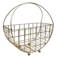 Luxe moderne geometrische metalen cadeaumand van hoge kwaliteit, milieuvriendelijk, met handvat, multifunctioneel, voor opbergruimte en thuisdecoratie
