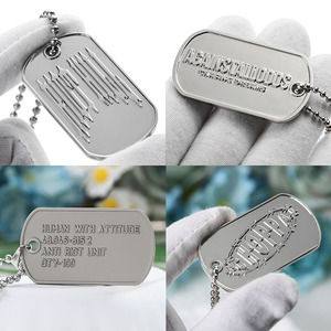 Placas de Identificación para Perros Estilo Hip Hop, Chapadas en <span class=keywords><strong>Oro</strong></span> y Plata, de Aleación de Zinc y Metal Esmaltado, con Logotipo y Texto Personalizados, para Regalos Conmemorativos - Product Image 3