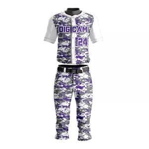 Uniforme de béisbol 100% poliéster sublimación personalizada camisetas de béisbol pantalones Softball ropa deportiva hecha a medida nombre del equipo ropa deportiva - Product Image 1