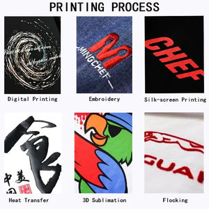 Camisetas a granel de algodón GSM 220 de alta calidad personalizadas de fábrica para hombres diseño serigrafiado - Product Image 6