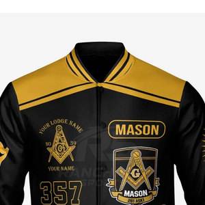 Chaqueta Universitaria Masónica de Alta Calidad para Regalos de Hermandad, Chaqueta Universitaria Masónica para Hombre - Product Image 4