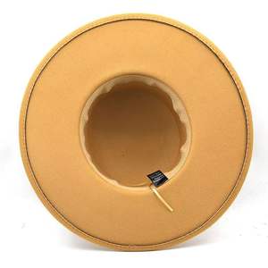 Nouveau chapeau en laine à bord plat élégant de style britannique pour hommes et femmes, chapeau en laine à bord plat tendance - Product Image 6