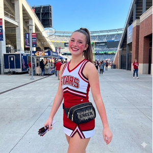 Sac banane personnalisé en PU avec strass et paillettes, brillant, réglable, fermeture éclair, durable et léger pour femme - Product Image 6