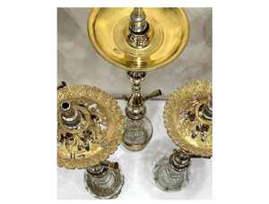 Cachimba Egipcia de Latón Grabada a Mano, Edición Limitada de Lujo 2022 con Acabado Lacado - Product Image 6