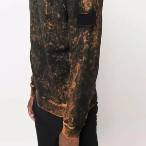 Meilleur design Sweats à capuche délavés à l'acide pour hommes très vendus Vêtements d'hiver Manches longues Respirant Matériau de haute qualité Teint uni - Product Image 3