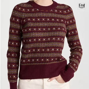 Pulls à col rond doux respirants à manches longues avec emballage personnalisé Pulls en cachemire pour femmes à vendre - Product Image 1