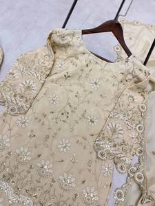 Designer Floral Pattern <b>Kurta</b> Set in Faux Georgette Heavy Embroidery Work Dupatta for <b>Indian</b> Pakistani-Casual Woven Clothing - Product Image 4