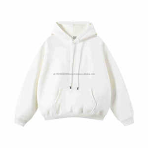 High Quality <b>Autumn</b> and Winter Solid Hoodie Custom Logo Streetwear Men Hoodie Blank Oversized Men's Hoodies - Product Image 2