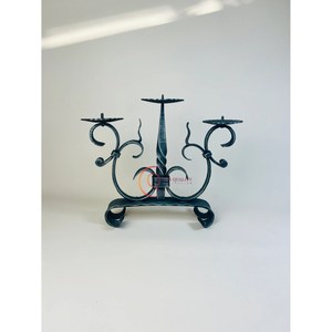 Fancy Design Superb Quality Black Metal Candelabra Wedding Centerpieces Black Unique <b>Candle</b> Jar Lightening Candelabra Top Sale - Product Image 1