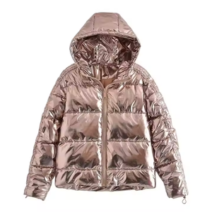 Customized Men's Puffer <b>Jacket</b> with Bubble Design High Quality Polyester/Cotton Breathable & Windproof <b>Pattern</b> Letter - Product Image 1