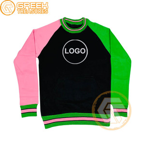 Sudadera de lana de algodón Alpha Kapa personalizada de alta calidad para mujer Sudadera con capucha bordada Sorority diseño de ropa griega - Product Image 1