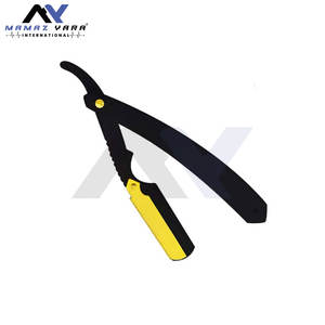 Maquinilla de Afeitar de Acero Inoxidable, Cuchilla Única, Maquinilla de Afeitar de Seguridad, Maquinilla de Afeitar Clásica para Hombre, Uso Manual, Peluquería, Uso Doméstico, Duradera - Product Image 3