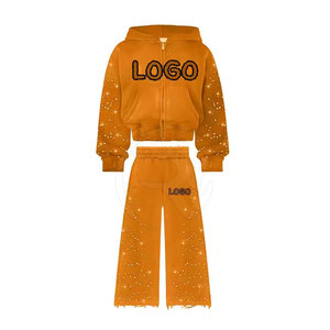 Survêtement évasé taille haute avec ajustement confortable pour le jogging Yoga ou le style de rue semble survêtement évasé - Product Image 5