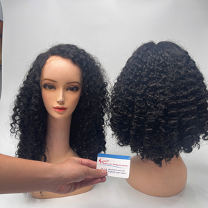Perruque bouclée birmane tendance, cheveux humains, extensions de cheveux, sans perte, sans nœuds - Product Image 2