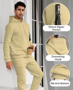 Les survêtements pour hommes fabriqués en usine personnalisent le logo Prix abordable créez votre idée de survêtements pour hommes - Product Image 4