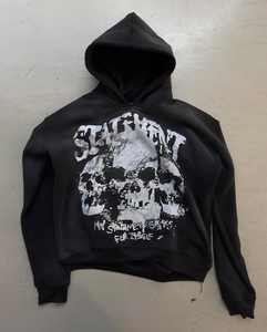 Sudaderas con capucha de algodón 100% para hombre más vendidas con nuevo diseño temporada de invierno MOQ bajo serigrafía al por mayor hecha en Pakistán - Product Image 3