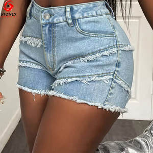 New Summer <b>Women</b> Shorts Washed Distressed High Quality Denim Shorts for <b>Women</b> <b>Vintage</b> Street <b>Jean</b> Comfortable Shorts - Product Image 2
