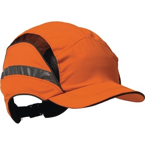 Casquette de sécurité First Base 3 Classic Hi-Vis 52-65 cm Orange Signal, imperméable, EN812A1 EN471 3M, pour chapeaux et casquettes promotionnels - Product Image 1
