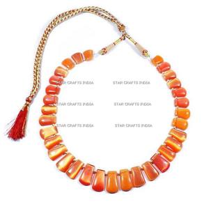 สร้อยคอเรซิ่นลูกปัดหลากสีสำหรับผู้หญิงสร้อยคอเรซินแฟชั่นประจำวันดีไซน์ไม่เหมือนใคร - Product Image 4