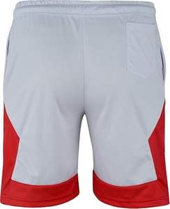 Ensemble short de basket-ball et maillot d'équipe personnalisé BSCI, respirant, rouge et blanc, grande taille, vente en gros pour les équipes européennes - Product Image 3