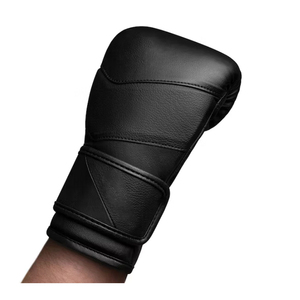 Gants de boxe en cuir de couleur personnalisée MMA Sanda Gants de combat professionnels avec évacuation de l'humidité - Product Image 1