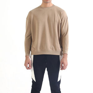 สเวตเชิ้ตคอกลมแขนยาวสำหรับผู้ชายสเวตเชิ้ตผ้าฝ้ายปักตามสั่ง - Product Image 4