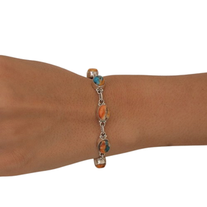 925 Sterling <b>Silver</b> Handmade Gemstone Turquoise Spinner <b>Bracelet</b> 925 Stamped <b>Solid</b> Best Quality Wedding Gift Designer Jewelry - Product Image 1