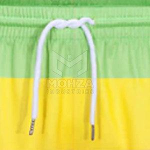 Shorts de football sportifs de haute qualité 100 % polyester, coupe mi-longue oversize, couleur unie, séchage rapide, service OEM, pour équipes, en vente - Product Image 6