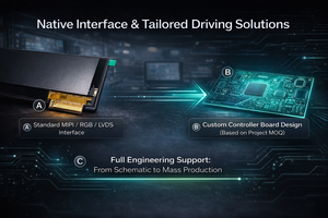 从1.43英寸到7英寸高对比度AMOLED显示模块MIPI接口，适用于智能家居控制面板和工业HMI - Product Image 4