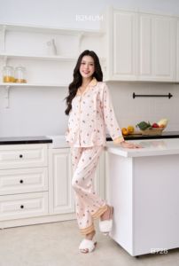 Ropa de Maternidad de Seda de Perla de Alta Calidad, Fresca y Cómoda, Absorbente de Sudor, Precio al por Mayor-B728 - Product Image 2