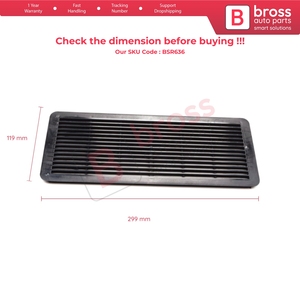 Grille de ventilation de toit ouvrant BSR636 noire pour W202 W203 W208 W209 W210 W211 W215 W219 W220 W240 W140 A2117840644 - Product Image 6