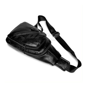 Bolso Bandolera de Moda, de Cuero y Lona, para Viajes, Trabajo, Escuela, Uso Diario, Bolso Bandolera Resistente - Product Image 2