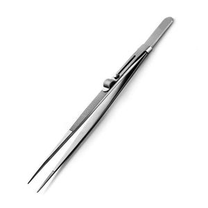 Pinzas de Diamante de Acero Inoxidable con Bloqueo Lateral Industrial para Manipulación de Gemas, Herramientas y Equipos de Joyería - Product Image 1