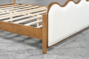 Cama Tapizada Queen de Alta Calidad y Nuevo Diseño, Camas Individuales Personalizadas OEM/ODM - Product Image 4