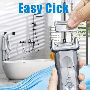 Paquete de 2 cabezales de repuesto para afeitadora eléctrica, para rostro y cuerpo, idioma de operación en alemán, cuchillas dobles y triples, características lavables - Product Image 5