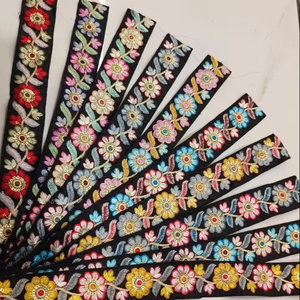 ชุดเดรสแฟชั่นดูไบสุภาพเรียบร้อยพร้อมแผงปักลูกไม้ลายดอกไม้และเข้ากับสไตล์ฮิญาบอาบายา - Product Image 1