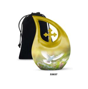 โกศใส่เถ้ากระดูกของมนุษย์สำหรับใส่เถ้ากระดูกนกพิราบตกแต่งด้วยถุงกำมะหยี่ไม่เหมือนใคร - Product Image 4