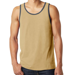 Débardeur à la mode pour hommes, 100% coton, vente en gros de musculation, débardeur pour hommes, service OEM - Product Image 4
