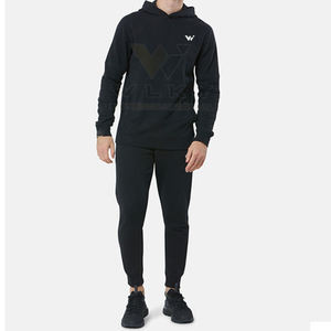 Sudaderas con capucha térmicas para hombre de calidad superior Sudaderas con capucha cálidas de invierno de peso pesado de alta calidad teñidas lisas - Product Image 2