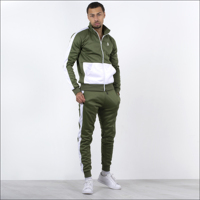 Ensemble jogging homme en coton, 5 pièces, couture de haute qualité, design personnalisé, imperméable et réfléchissant, veste et pantalon.