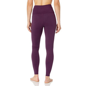 Venta al por mayor de moda mallas transpirables mujeres Yoga Leggings cintura alta gimnasio deportes Legging precio razonable logotipo personalizado servicio OEM - Product Image 2