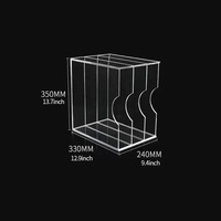 Support de présentation de CD en acrylique transparent personnalisé |   Support de rangement transparent pour CD, albums et collections musicales