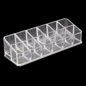 Acrylic Cosmetic <b>Makeup</b> Organizer Storage <b>Box</b> - White - Product Image 2