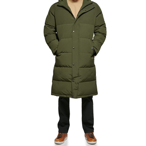 Parka ligera de plumón para hombre, chaqueta de invierno informal gruesa térmica brillante, chaquetas acolchadas ajustadas para hombre - Product Image 1